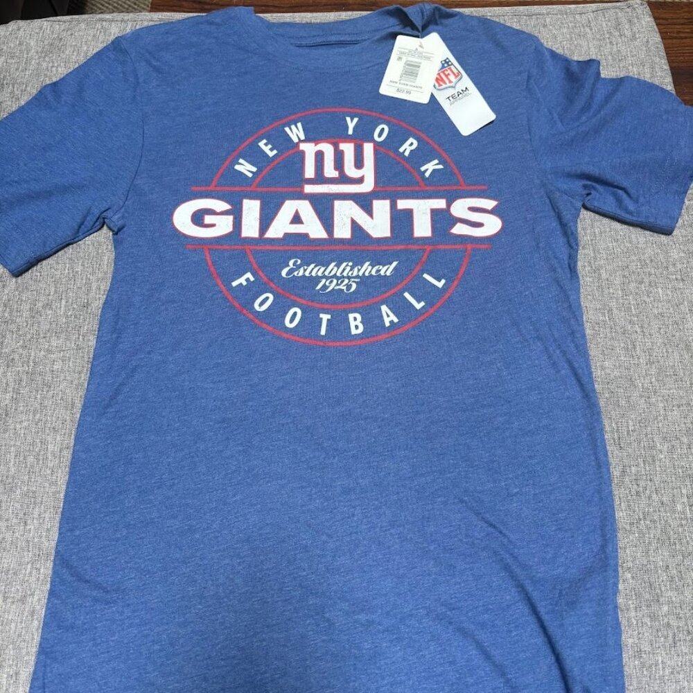 New York Giants NFL Short Sleeve T-SHIRT Men's Small